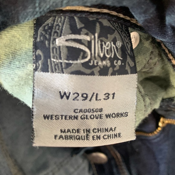 2 x Silver jeans - 1 cropped. 1 skinny - Picture 4 of 6